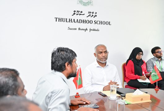 ބ.ތުޅާދޫގެ މުއައްސަސާތަކާއެކު ރައީސް ބޭއްވި ބައްދަލުވުމުގެ ތެރެއިން ....