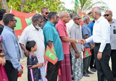 ރައީސް ޑރ. މުހައްމަދު މުއިއްޒު، ބ. ތުޅާދޫއަށް ވަޑައިގަތުމުން މަރުހަބާ ދަންނަވަނީ.
