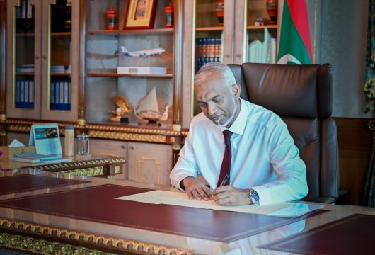 ރައީސުލްޖުމްހޫރިއްޔާ ޑޮކްޓަރ މުހައްމަދު މުއިއްޒު. ފޮޓޯ؛- ރައީސް އޮފީސް
