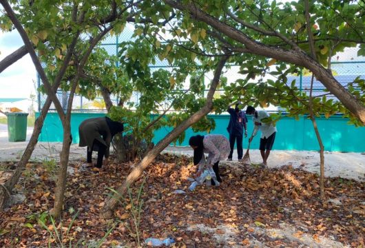 ޓާފް ދަނޑު ހިމެނޭ ސަރަޙައްދު ސާފު ކުރުން - ފޮޓޯ: ސައްޖަ