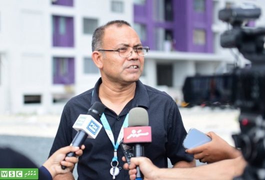 އެމްޑަބްލިޔުއެސްސީގެ މެނޭޖިން ޑިރެކްޓަރު ހަސަން ޝާހް --- ފޮޓޯ: އެމްޑަބްލިޔުއެސްސީ
